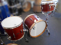 C & C Drums, Mahogany Player Date, 20, 12, 14