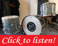 Rewrap 26,15,18 thunder kit of Ludwig & Tama