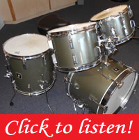 Sonor 1978 Pewter Metallic Beech wood shells