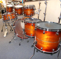 Tama Star Classic KOA/Bubinga w/abalone inley, 22, 8, 10, 12, 14, 16
