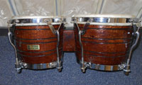 JCR bongos 8 and 9 inches, mule skin