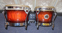 Meinl woodcraft bongos, 7 and 9 inches, Antique Mahogany Burst